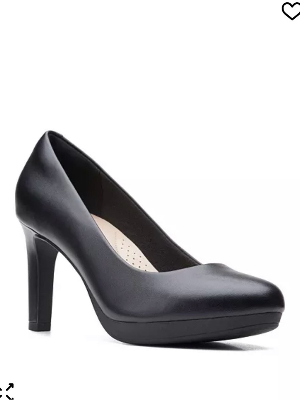 Clarks brand Classic Black Women’s High Heel Pump